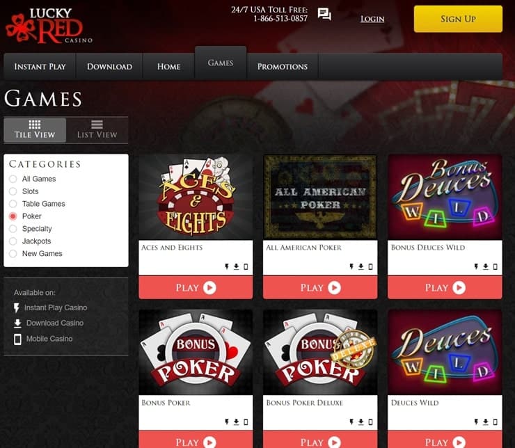 Lucky Red Casino - top high roller casino site