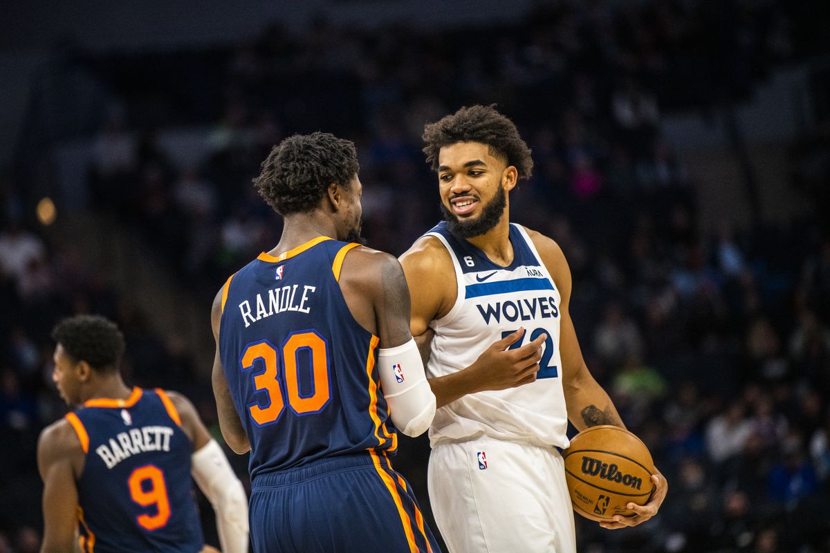 Karl-Anthony Towns and Julius Randle