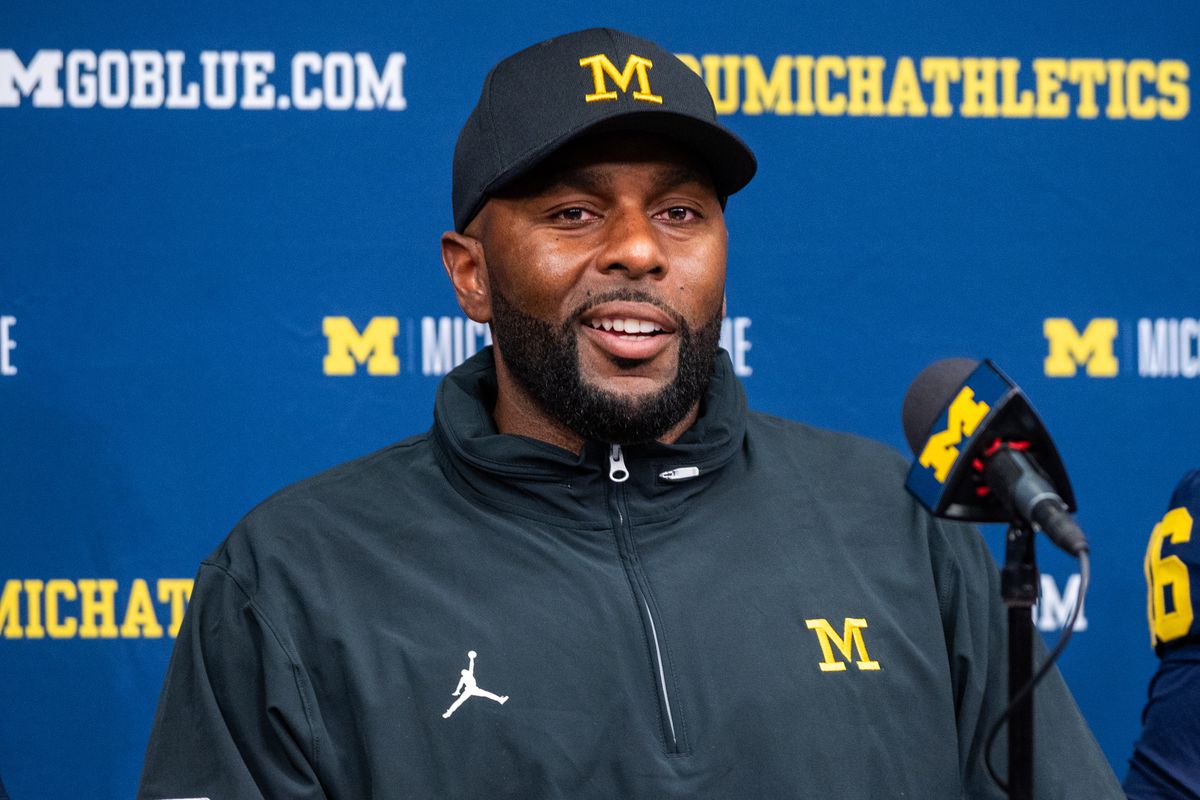 Michigan coach Sherrone Moore doesn't have a contract