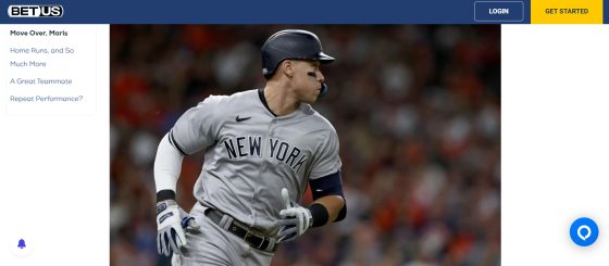 Aaron Judge of the New York Yankees - BetUS what is a pitching out in baseball betting