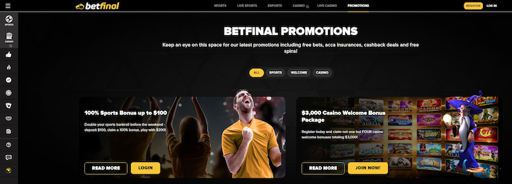 betting sites in UAE - BetFinal Promo Page