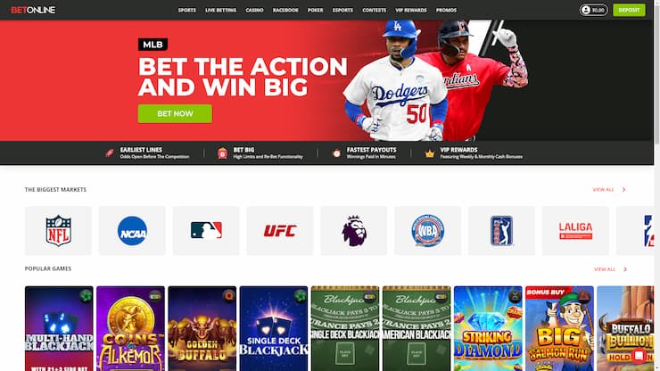 BetOnline - the best Utah sports betting site