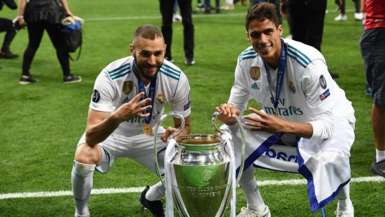 Karim Benzema played most games with Raphael Varane