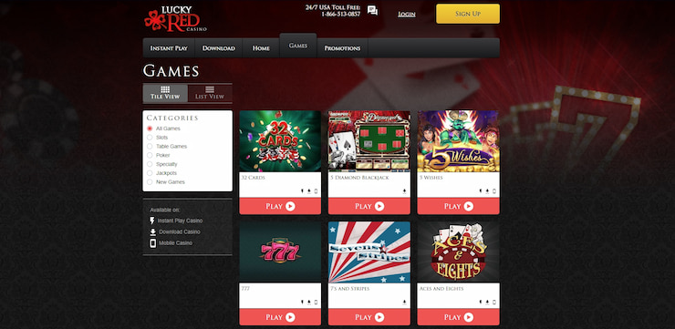 Lucky Red Casino - one of the top 10 online roulette casinos