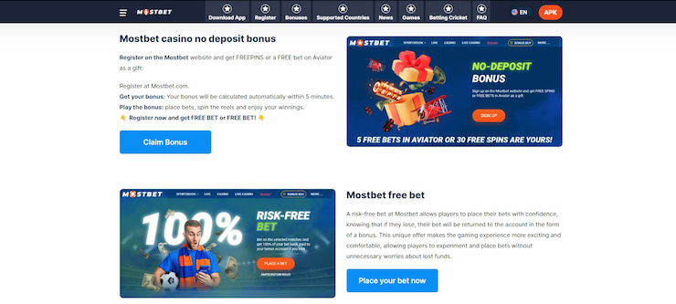 top betting sites in UAE - MostBet Promo Page