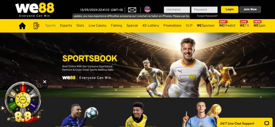 WE88 - one of the best Malaysia sports betting sites