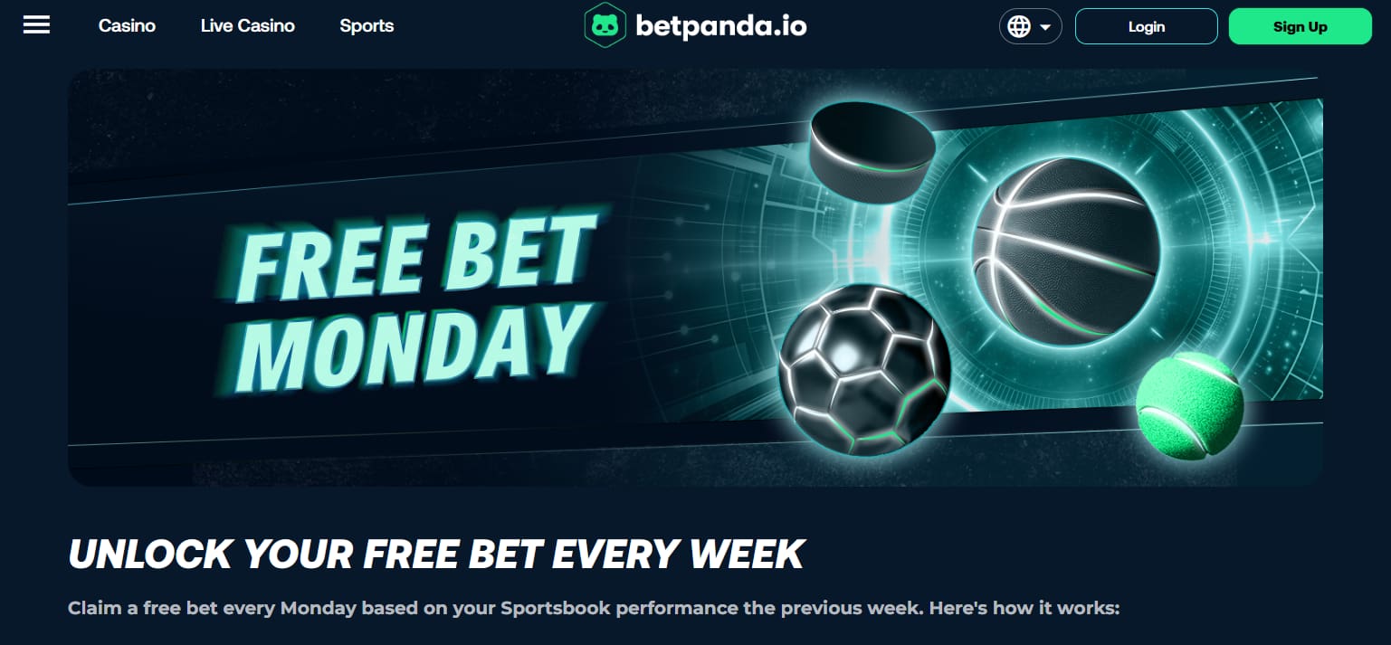 BetPanda - one of the best no verification betting sites