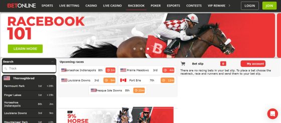 what does otb mean in betting - BetOnline Racebook