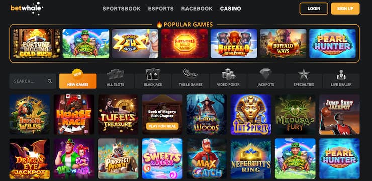 Betwhale - one of the best Pennsylvania online casinos