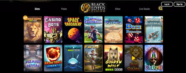 new online casinos black lotus casino games