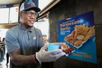 Anthony Richardson and Jonathan Taylor Visit Local Dairy Queen