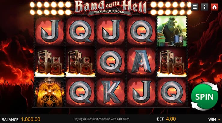 Band Outta Hell slot by Saucify