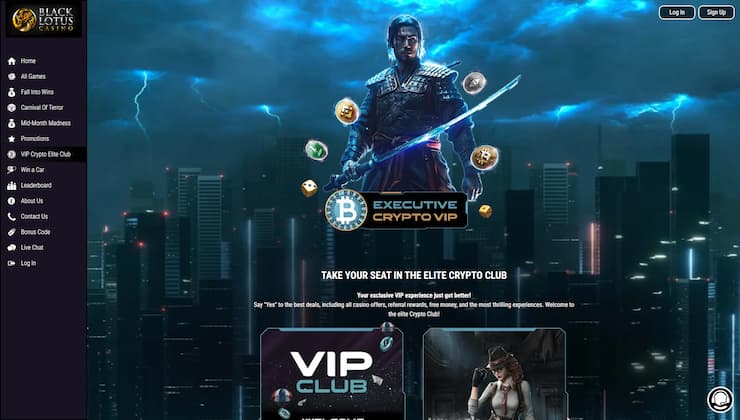 Black Lotus casino fast crypto payouts