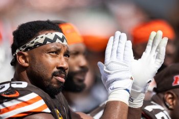 Cleveland Browns defensive end Myles Garrett (95).