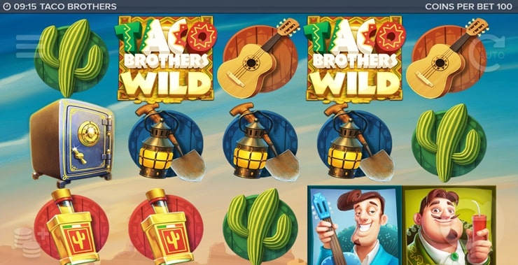 Elk Studios Taco Brothers slot game