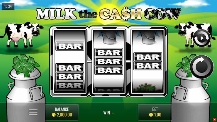 Milk The Cash Cow slot from Rival Gaming