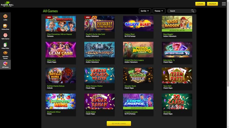 Raging Bull - trusted MN online casino