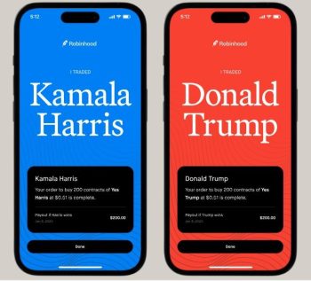 Robinhood Launches Presidential Election Betting Market