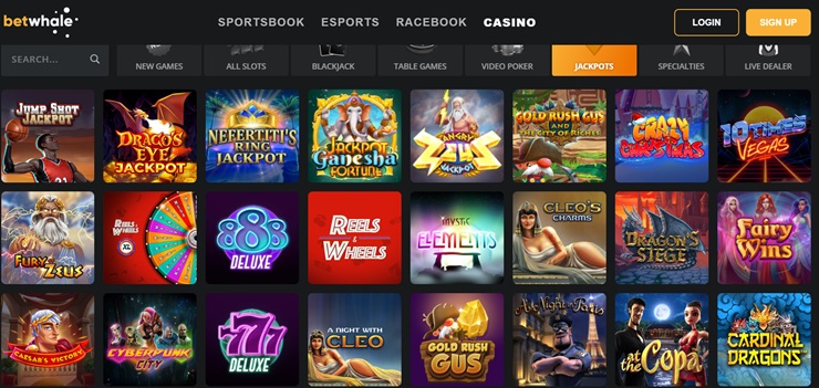 BetWhale - one of the most trusted Saucify online casinos