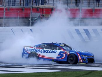 cup kyle larson burns out at charlotte roval (1)