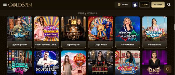 Goldspin - one of the best fastest payout online casino NZ casino sites