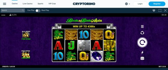 Break da Bank Again Microgaming slot