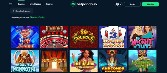 Betpanda - the best Playtech casino site