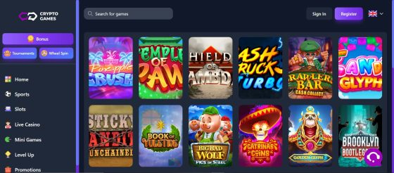 Crypto-games.io - one of the most reliable Quickspin casino sites