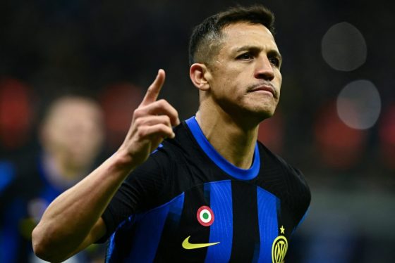 Alexis Sanchez in Action for Inter Milan