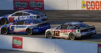 cup blaney larson race at martinsville (1)